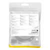 Kabel sieciowy w oplocie kat. 7 Baseus Ethernet RJ45, 10Gbps, 1,5m (czarny)