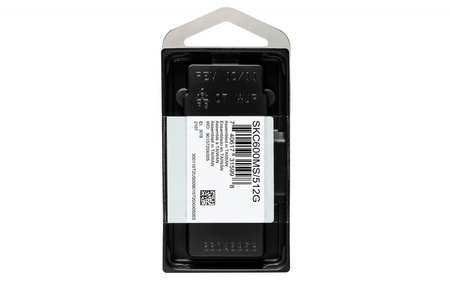 KINGSTON DYSK SSD SKC600 512GB MSATA 550/520 MB/S
