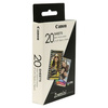 CANON ZINK PHOTO PAPER, ZINK, FOTO PAPIER, BEZ MARGINESU TYP POŁYSK, ZERO INK TYP 3214C002, BIAŁY, 5X7,6CM, 2X3", 20 SZT., TERMO,C