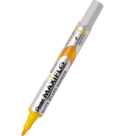 MARKER SUCHOŚCIERALNY PENTEL MAXFILO MWL5S-G ŻÓŁTY OKRĄGŁA