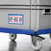 KIESZEŃ MAGAZYNOWA SAMOPRZYLEPNA POZIOMA 150X67MM DURABLE 176207 GRANATOWA 50 SZT