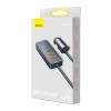 Ładowarka samochodowa Baseus Share Together z przedłużaczem, 2x USB, 2x USB-C, 120W (szara)