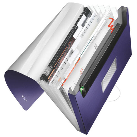 TECZKA SEGREGUJĄCA A4 LEITZ STYLE 39570069 TYTANOWY BŁĘKIT 6 PRZEGRÓDEK