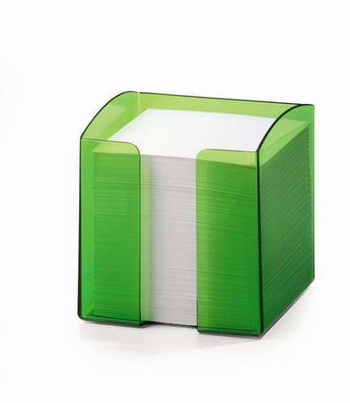 POJEMNIK Z KARTECZKAMI 90X90MM DURABLE TREND 1701682017 JASNOZIELONY 800 KARTECZEK