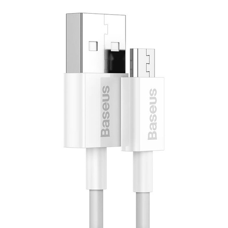 KABEL USB DO MICRO USB BASEUS SUPERIOR SERIES, 2A, 1M (BIAŁY)