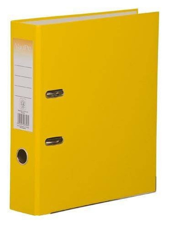Segregator A4 tektura VAUPE BIZNES 75mm 063/08 żółty dźwigniowy