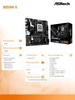 ASROCK PŁYTA GŁÓWNA B850M-X AM5 2DDR5 M.2 USBC MATX