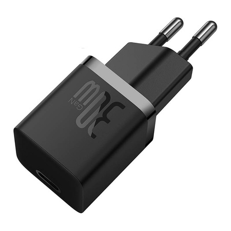 Mini ładowarka sieciowa Baseus GaN5  30W (czarna)