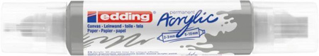 MARKER AKRYLOWY EDDING 5400 MATOWE SREBRO PODWÓJNY, 2-3 &-5-10 MM