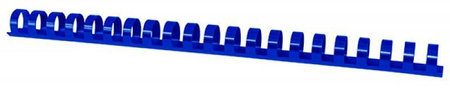 GRZBIET PLASTIKOWY 16MM (145 KARTEK) OFFICE PRODUCTS NIEBIESKI 100 SZT.