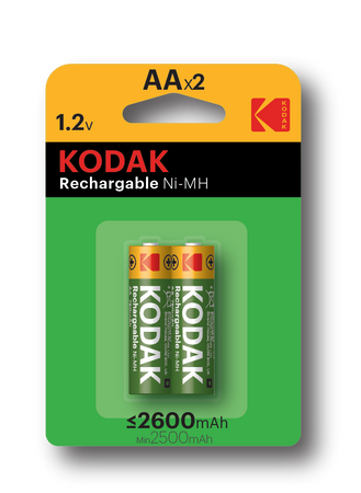 AKUMULATOR NI-MH AA KODAK RECHARGEABLE NI-MH 30955080 2600MAH 2 SZT.