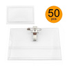 IDENTYFIKATOR Z KLIPESM I AGRAFKĄ 90X58MM D.RECT 50SZT