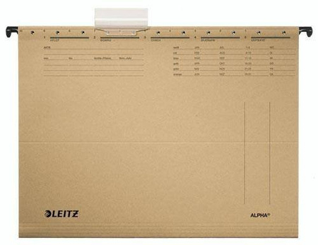 Skoroszyt zawieszkowy A4 LEITZ ALPHA ACTIVE 19140100 siarczanowy