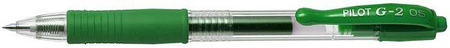 DŁUGOPIS ŻELOWY AUTOMATYCZNY PILOT G2 BL-G2-5-G ZIELONY 0.5