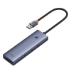 Hub 4w1 Baseus UltraJoy USB-A do 4xUSB 3.0 (szary)