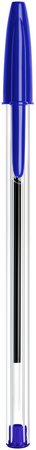 DŁUGOPIS BIC CRISTAL 8478981 NIEBIESKI 1.0MM PRZEZROCZYSTA OBUDOWA