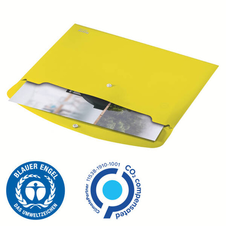 TECZKA KOPERTOWA A4 LEITZ RECYCLE 46780015 ŻÓŁTY PP