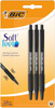DŁUGOPIS AUTOMATYCZNY BIC SOFT FEEL 837395 CZARNY 1.0MM BLISTER 3SZT