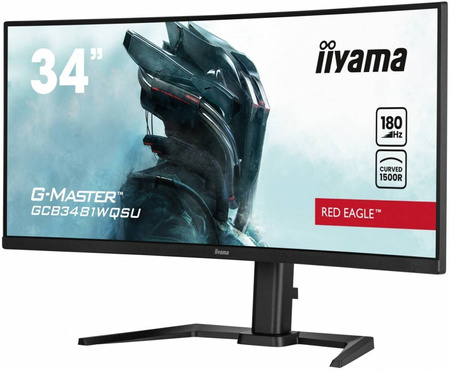 IIYAMA MONITOR 34 CALE GCB3481WQSU-B1 VA, UWQHD, 180HZ, 0.3MS, 500CD