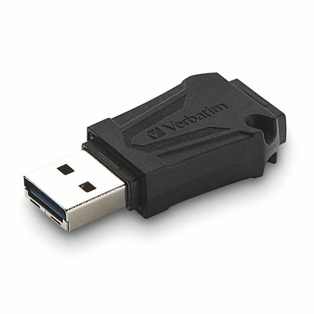 VERBATIM USB FLASH DISK, USB 2.0, 64GB, TOUGHMAX, CZARNY, 49332, USB A, KOMPOZYT KYRONMAX(TM)