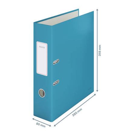 SEGREGATOR A4 LEITZ 180° COSY SOFT TOUCH 80 MM 10610061 MORSKI NIEBIESKI