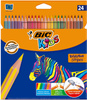 KREDKI OŁÓWKOWE BIC KIDS ECO EVOLUTION STRIPES 9505251 MIX*24