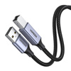 Kabel USB 2.0 A do B UGREEN  US369 , 5m (czarny)