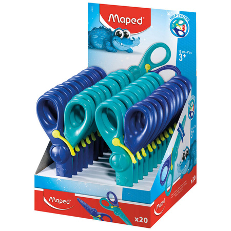 NOŻYCZKI MAPED KIDIPULSE 12 CM DLA DZIECI Z ODBOJNIKIEM