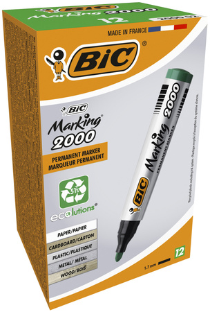 Marker permanentny BIC 2000 8209123 zielony