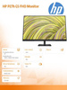 HP INC. MONITOR P27H G5 FHD HEIGHT ADJUST MONITOR 64W41AA