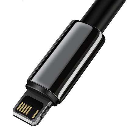 Kabel BASEUS Tungsten Gold USB-A-Lightning 2m (czarny)