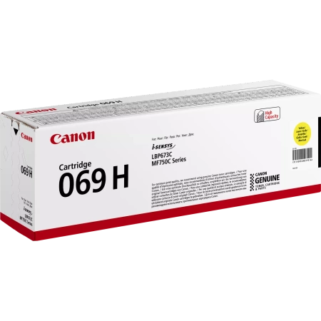CANON ORYGINALNY TONER 069YH, YELLOW, 5500S, 5095C002, HIGH CAPACITY, CANON MF752CDW, 754CDW, LBP673CDW, O