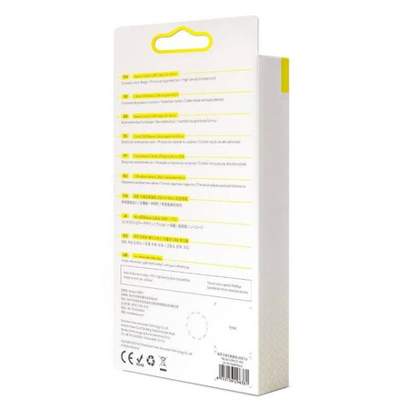 Kabel BASEUS Cafule USB-A-micro USB 3m (czarno-czerwony)