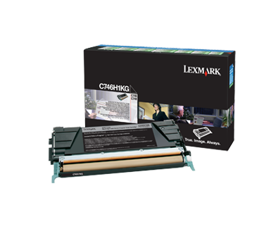 TONER ORYGINALNY LEXMARK C746H1KG CZARNY 12000 STRON