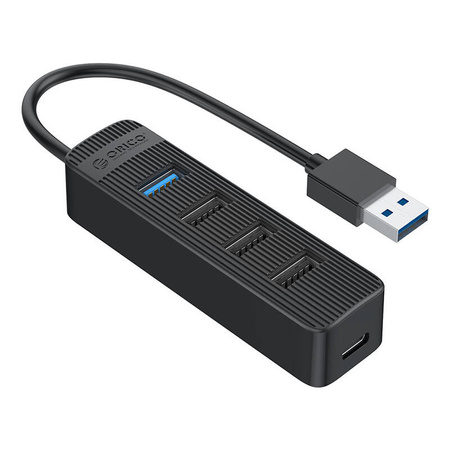 ADAPTER HUB ORICO USB DO USB 3.0 + 3X USB 2.0 (CZARNY)