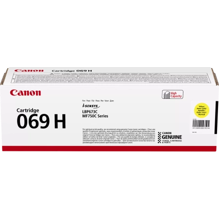CANON ORYGINALNY TONER 069YH, YELLOW, 5500S, 5095C002, HIGH CAPACITY, CANON MF752CDW, 754CDW, LBP673CDW, O
