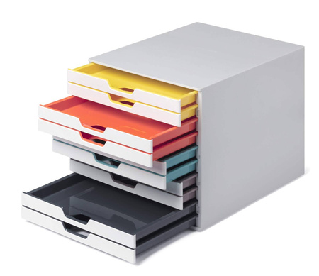 ZESTAW SZUFLAD A4 DURABLE VARICOLOR MIX 763027 WIELOKOLOROWY 242X22X330