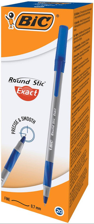 DŁUGOPIS BIC ROUND STIC EXACT 918543 NIEBIESKI 0.7MM