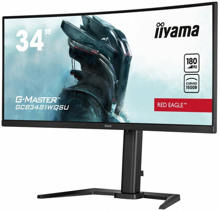 IIYAMA MONITOR 34 CALE GCB3481WQSU-B1 VA, UWQHD, 180HZ, 0.3MS, 500CD