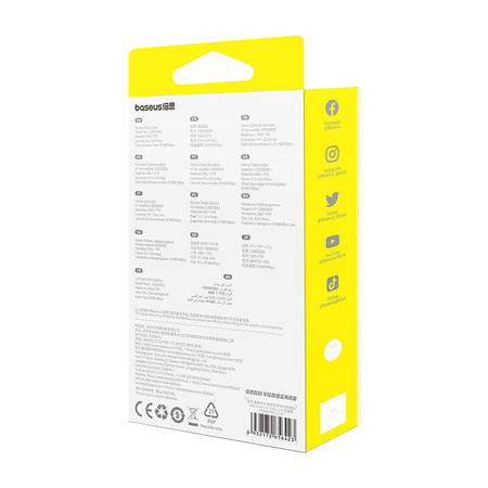 Kabel BASEUS Free2Draw USB-A-microUSB/Lightning/USB-C 1.1m (czarny)