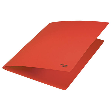 SKOROSZYT A4 LEITZ 39040025 CZERWONY KARTONOWY