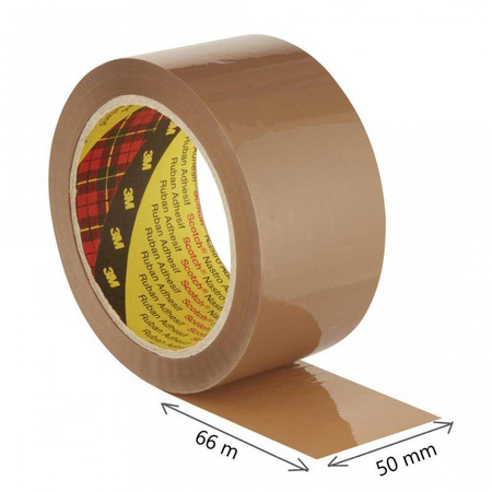 TAŚMA PAKOWA 50MMX60M 3M SCOTCH® 309 BRW BRĄZOWA