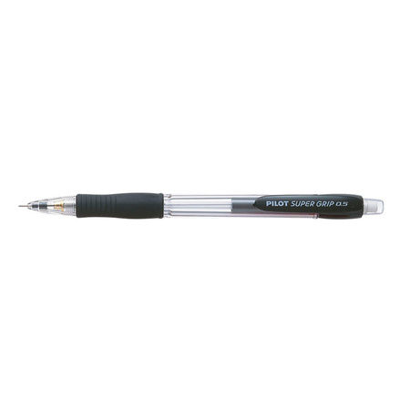 OŁÓWEK AUTOMATYCZNY Z GUMKĄ PILOT SUPER GRIP CZARNY 0.5