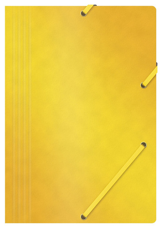 TECZKA Z GUMKĄ A4 OFFICE PRODUCTS ŻÓŁTA PRESZPAN 390GSM