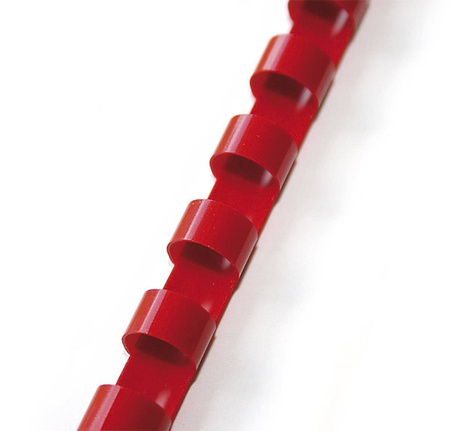 GRZBIET PLASTIKOWY 45MM ARGO 405454 CZERWONY 50 SZT