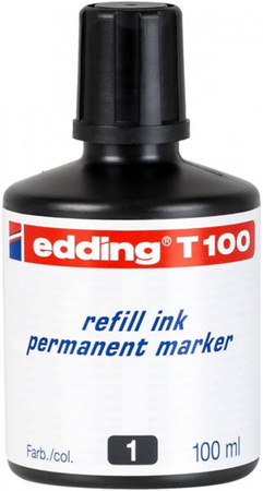 TUSZ DO MARKERÓW PERMANENTNY EDDING T 100 CZARNY 100ML