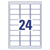 ETYKIETY SAMOPRZYLEPNE 63.5X33.9MM DO ADRESOWANIA AVERY ZWECKFORM J8159-25 BIAŁE 25ARK*24SZT