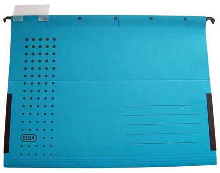 TECZKA ZAWIESZKOWA A4 ELBA 100552099 NIEBIESKA Z KARTONU 240 G/M²