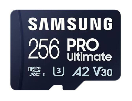 SAMSUNG KARTA PAMIĘCI MICROSD MB-MY256SA/WW PRO ULTIMATE 256GB + ADAPTER