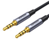 KABEL MINI JACK 3.5MM UGREEN AV183, AUX, 1M (CZARNY)